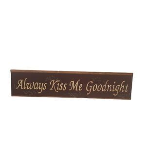 Vintage Hand-Letter Painted Sign Size 24"x5.5"